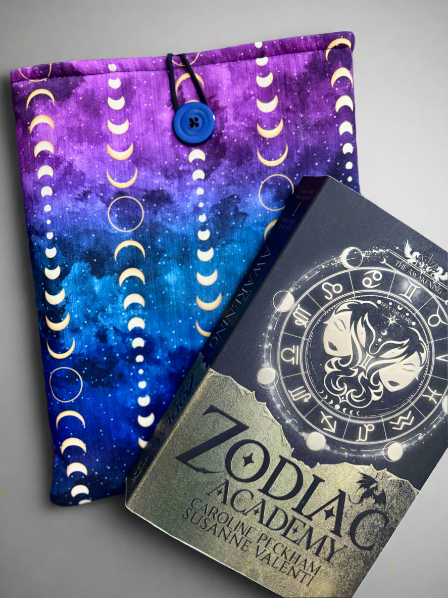 Celestial Moon Phases Book Sleeve
