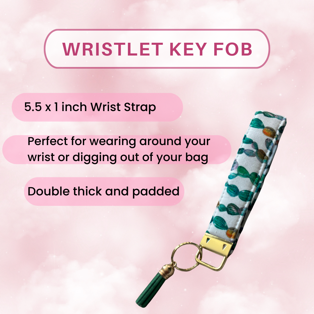 Blood Splatter Wristlet Key Chain