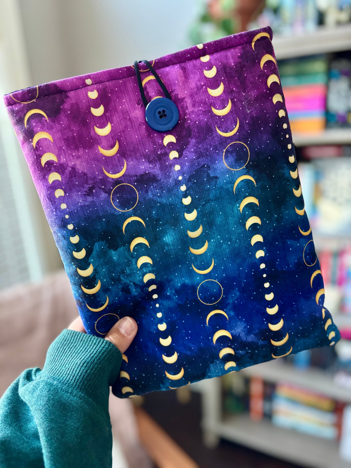 Celestial Moon Phases Book Sleeve