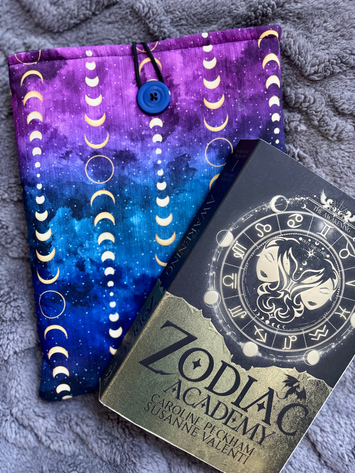 Celestial Moon Phases Book Sleeve